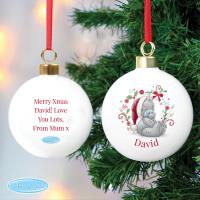 Personalised Me to You Bear Christmas Bauble Extra Image 1 Preview